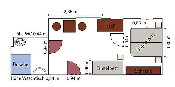 Hotelzimmer Rollstuhlgerecht Berlin Mitte Hotel Augustinenhof